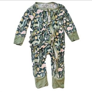 EUC Littler Jamjams bamboo footie